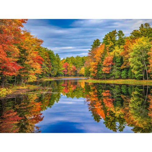 FALL COLOR REFLECTION PNL 32"x24"