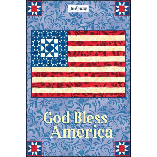 MINI NOTEBOOK GOD BLESS AMERICA JIM SHORE