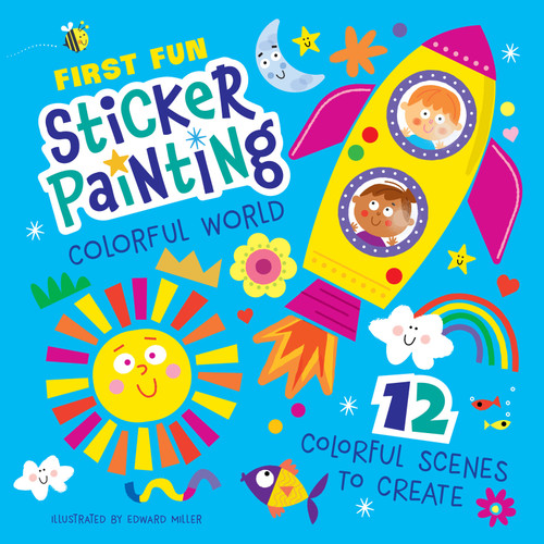 STICKER BOOK FIRST FUN COLORFUL WORLD