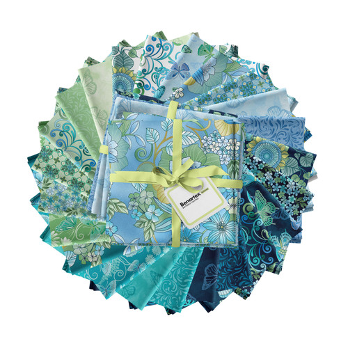 FAT QTR BUNDLE BUTTERFLY CALYPSO (23)