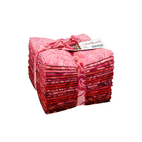 FAT QTR JAVA BATIKS RED (20)