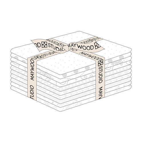 FAT QTR KIMBERBELL BASIC WHITE (10)