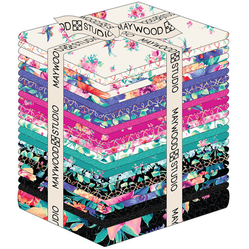 FAT QTR SUMMER BUZZ (22 FQs + one panel)