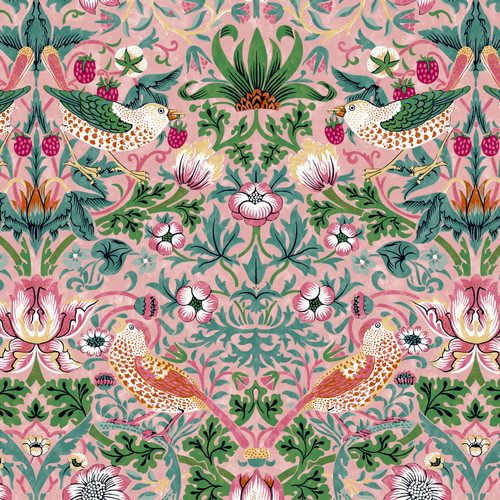 BEDFORD PARK COT LAWN CLWM016 BLUSH 54/55"