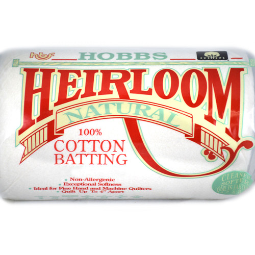 HL NAT COTTON BATT 90"x 108" PK OF 6 EA