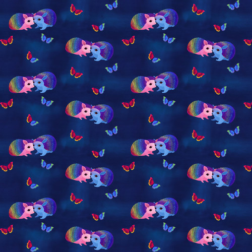 LOVE IN THE WILD PWKT041 NAVY DIGITAL