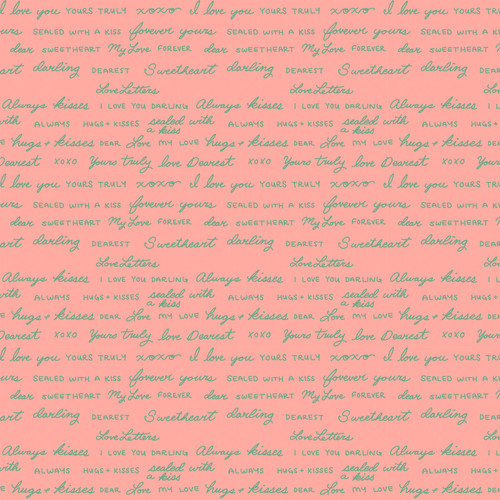 LOVE LETTERS PWRH138 PINK