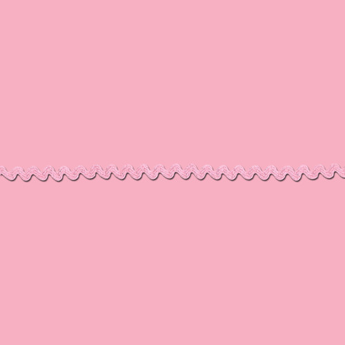 RIC RAC POLY .25" 36Y LT PINK