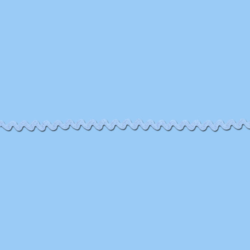 RIC RAC POLY .25" 36Y LT BLUE