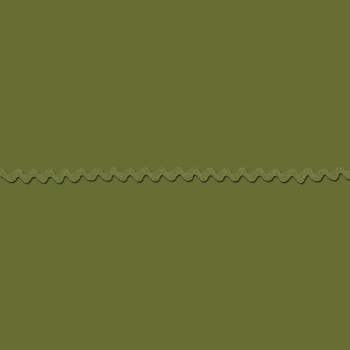 RIC RAC POLY .25" 36Y OLIVE