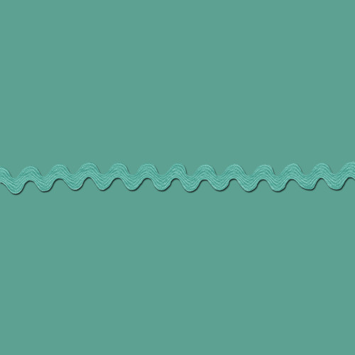RIC RAC POLY .375" 24Y AQUA