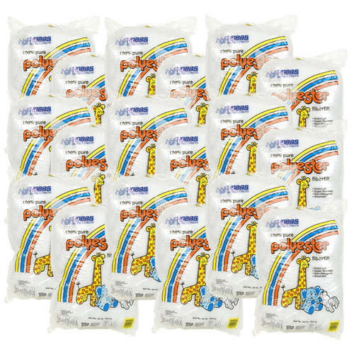 POLY FIBER STUFFING 20oz PK OF 18 EA