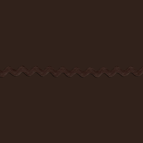 RIC RAC POLY .5"144Y BROWN