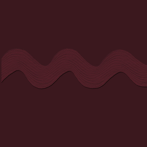 RIC RAC POLY 1.375"72Y MERLOT