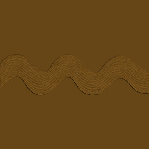RIC RAC POLY 1.375"72Y CHESTNU