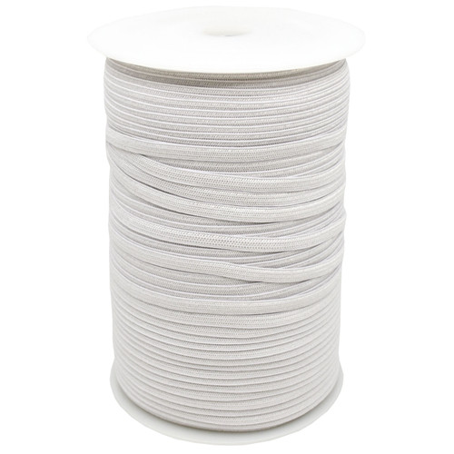 BRAID ELASTIC .25"x 220y WHITE