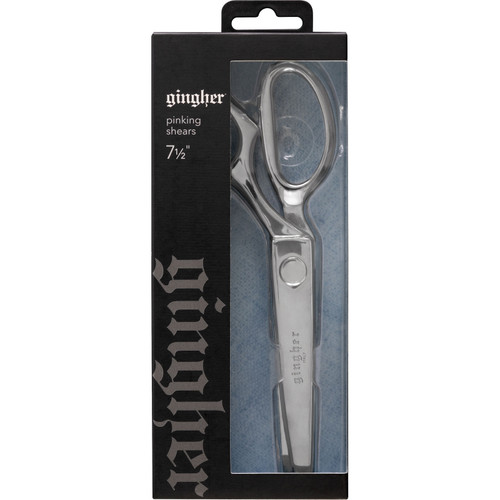 SCISSORS PINKING SHEARS 7.5" NICKEL