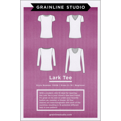 PATTERN LARK TEE (woman's size 0 - 18)