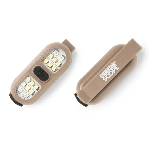CLIP ON LIGHT LED RECHARGEABLE PK OF 6 EA