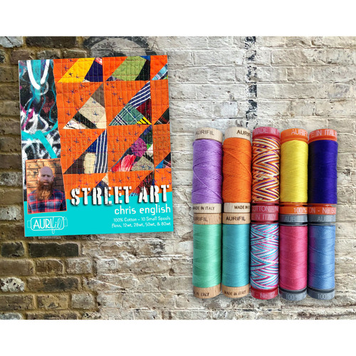THREAD & FLOSS ASST STREET ART (10 SPOOLS - ASST WT & STYLE)
