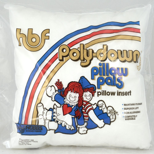 POLY DOWN PILLOW POL 18"x 18" PK OF 18 EA
