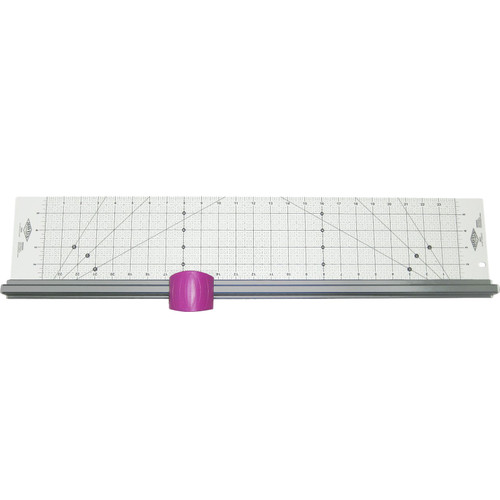 FABRIC RULER & CUTTER 27.5"x6" (WITH ROTARY BLADE)