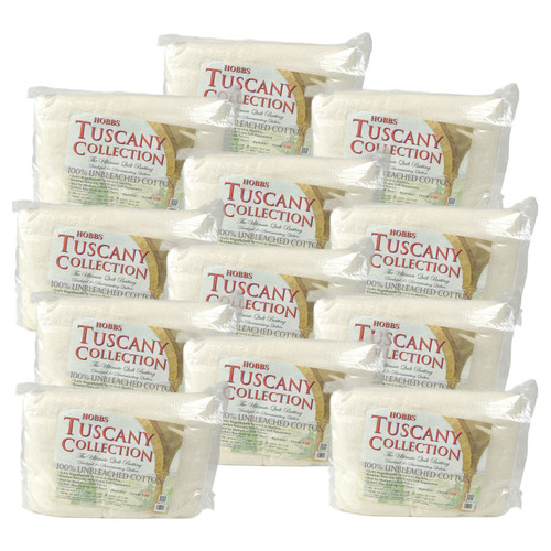 TUSC COTTON BATT 96"x 108" PK OF 12 EA