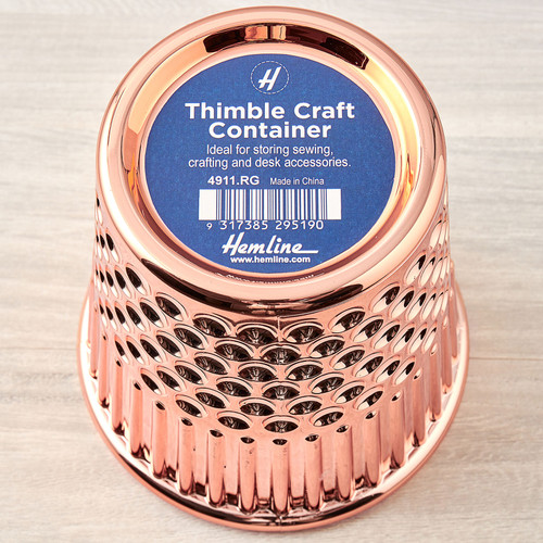 THIMBLE CRAFT CONTAINER ROSE GOLD