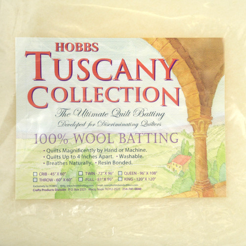 TUSC WOOL BATT 60" SQ