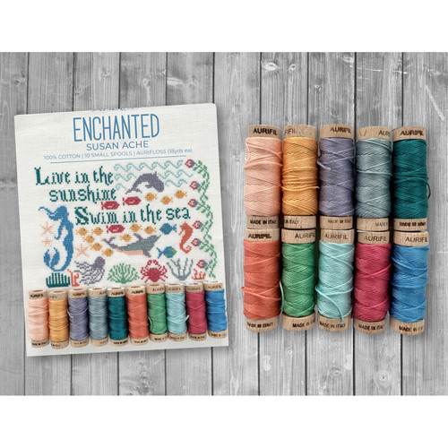 FLOSS ASST ENCHANTED SM (10 SPOOLS - 18yd EA)
