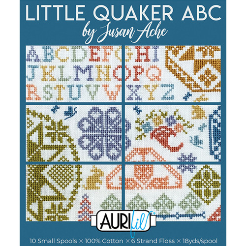 FLOSS ASST LITTLE QUAKER ABC (10 SPOOLS - 18yd EA)