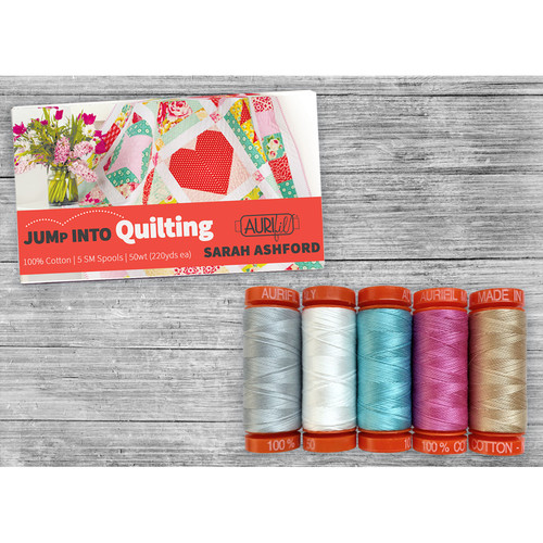 THREAD ASST JUMP INTO QUILTING 50wt SM (5 SPOOLS - 220yd EA)