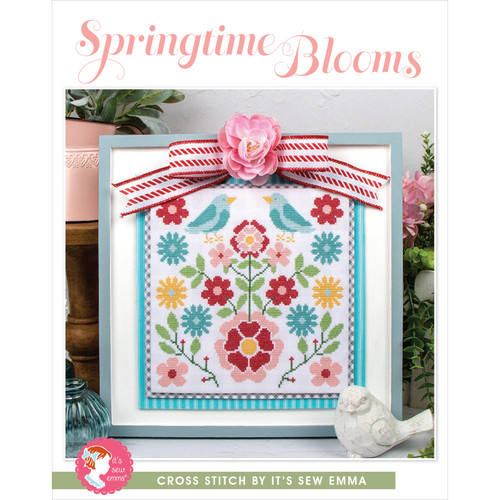 STITCH CARD SPRINGTIME BLOOMS