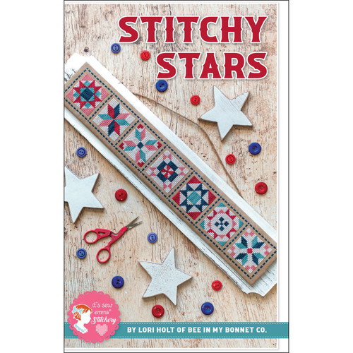 STITCH CARD STITCHY STARS