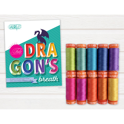THREAD ASST TULA DRAGON BREATH 50wt SM (10 SPOOLS - 220yd EA)