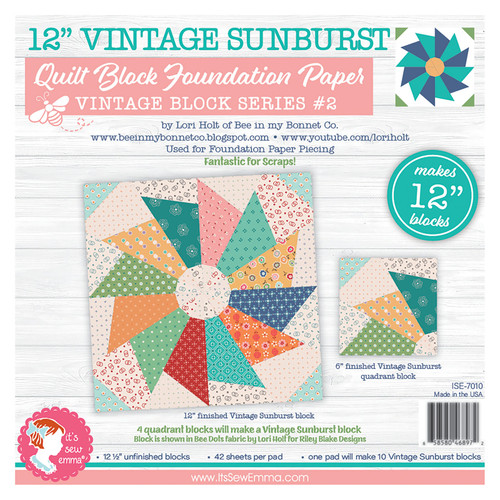 FOUNDATION PAPER 12" VINTAGE SUNBURST