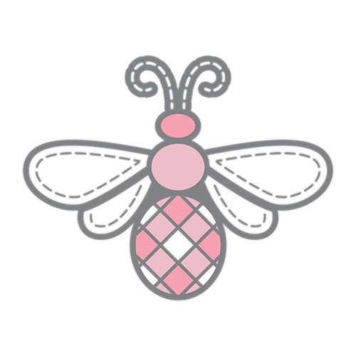 NEEDLE MINDER BEE IN MY BONNET PINK