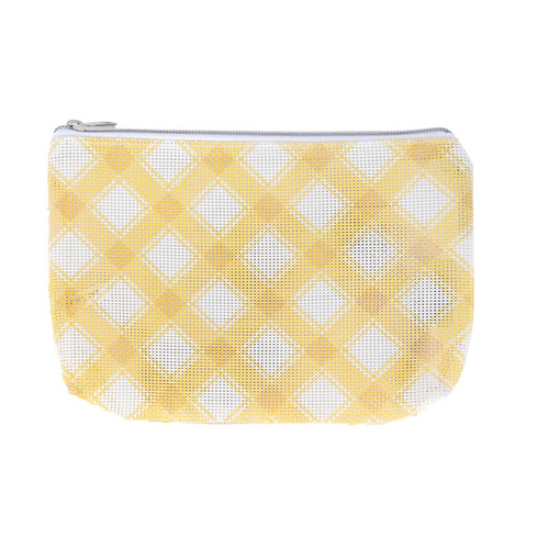 PROJECT BAG MAD PLAID MINI CORNSILK