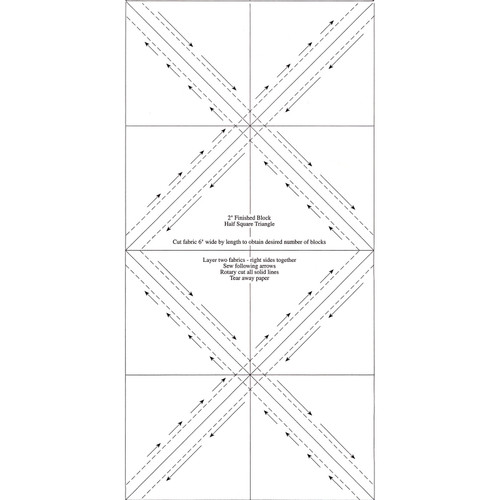 FOUNDATION PAPER ROLL HALF SQ 2"