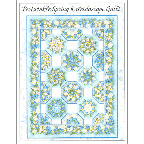 PATTERN PERIWINKLE SPRING KALEIDO QUILT