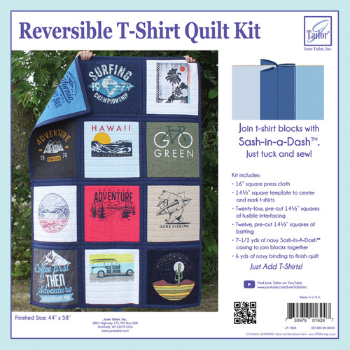 JUST ADD T-SHIRTS QLT KIT NAVY SASHING