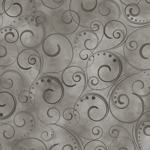 SWIRLING SPLENDOR 9705W 13 GREY SMOKE 108"