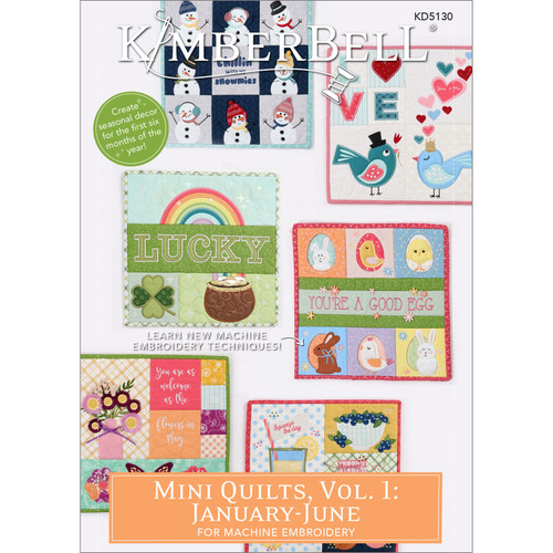 EMBROID CD MINI QUILTS VOL 1 (JAN - JUNE)