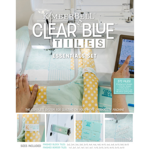 TEMPLATE SET CLEAR BLUE TILES ESSENTIALS SET