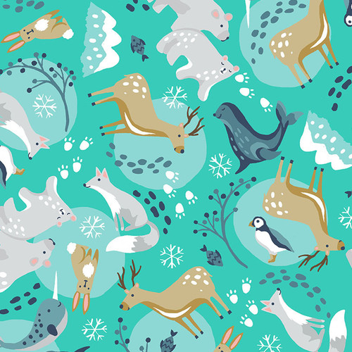 WINTER FLEECE PRINTS 53677 1 60"