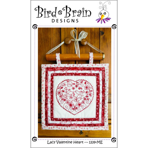 EMBROID CD LACY VALENTINE HEART