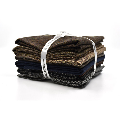 FAT QTR TWEEDS (8) PK OF 2 EA