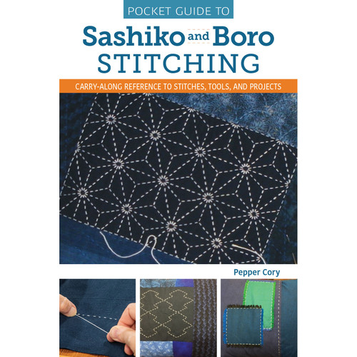 BOOK POCKET GUIDE SASHIKO & BORO STITCHING