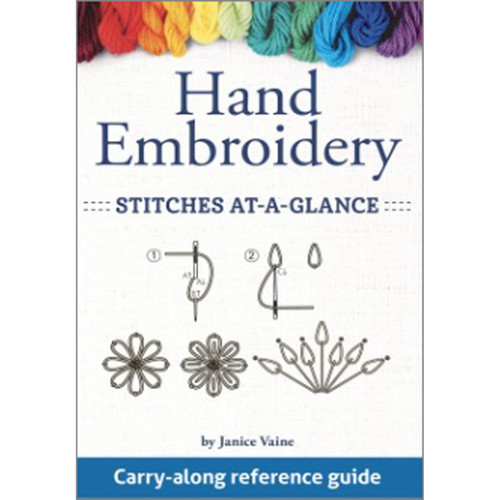 BOOK POCKET GUIDE HAND EMBROIDERY