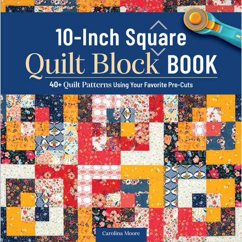 BOOK 10-INCH SQUARE QUILT BLOCK